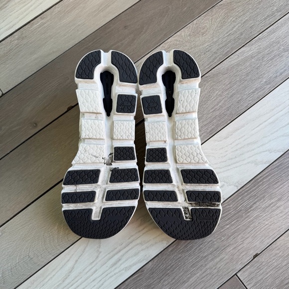 On Running Men's Athletic Shoes in White and Orange - Picture 6 of 10